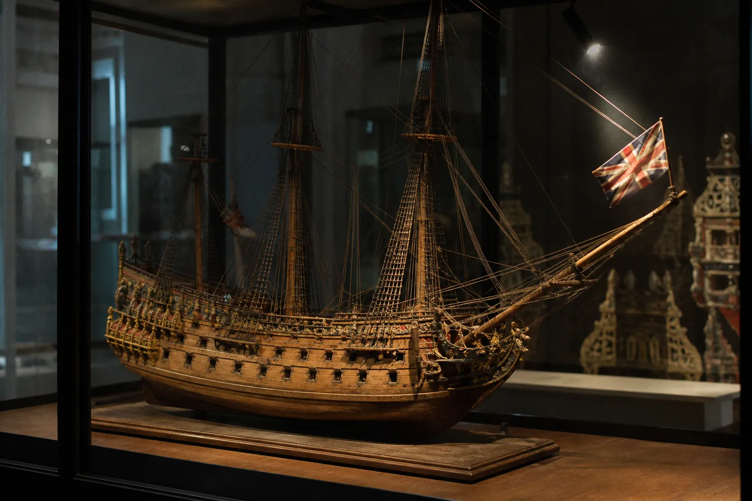 Modelli nei musei: gli errori sul Sovereign of the Seas
