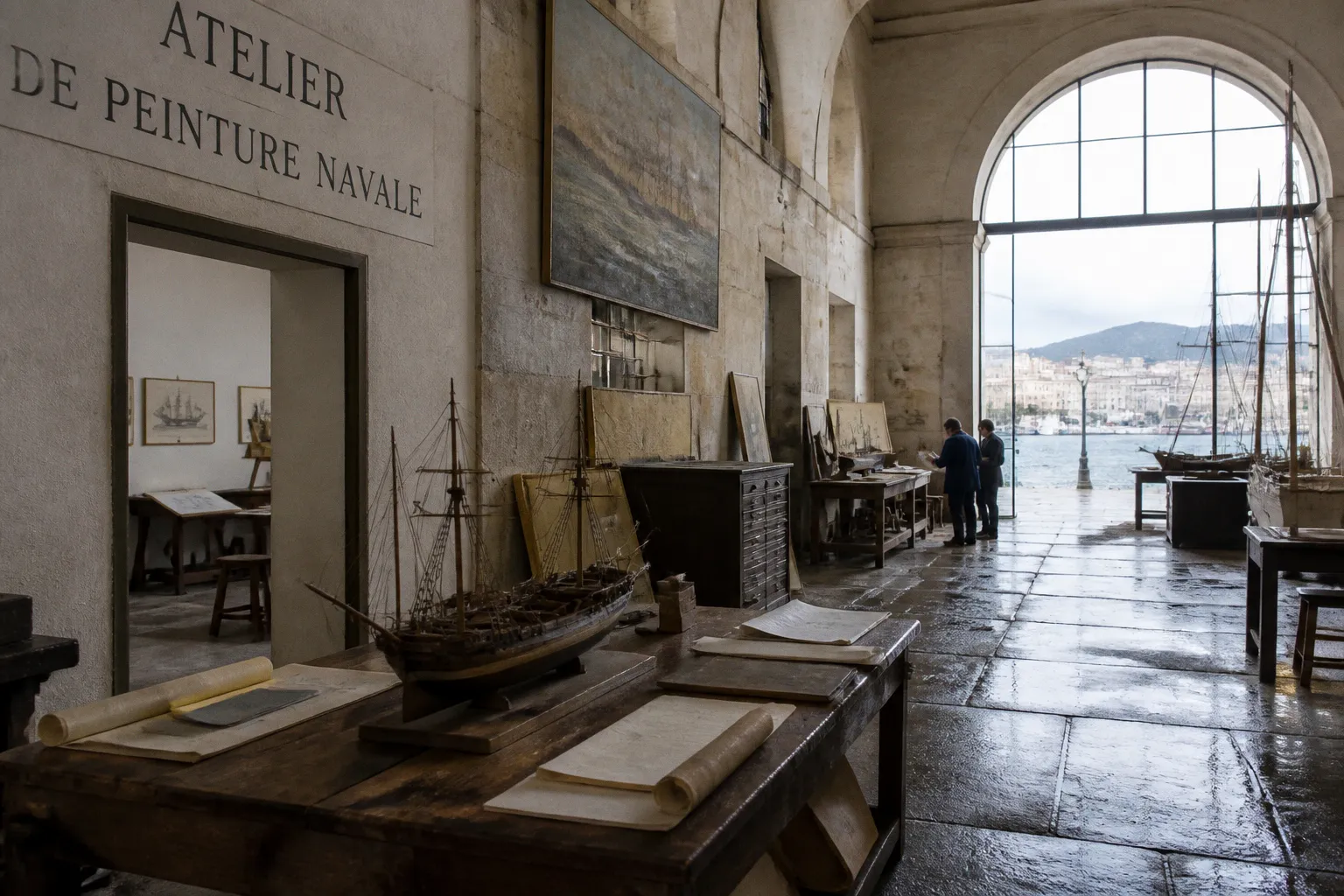 Quadri di marina francesi: la forma reale delle vele