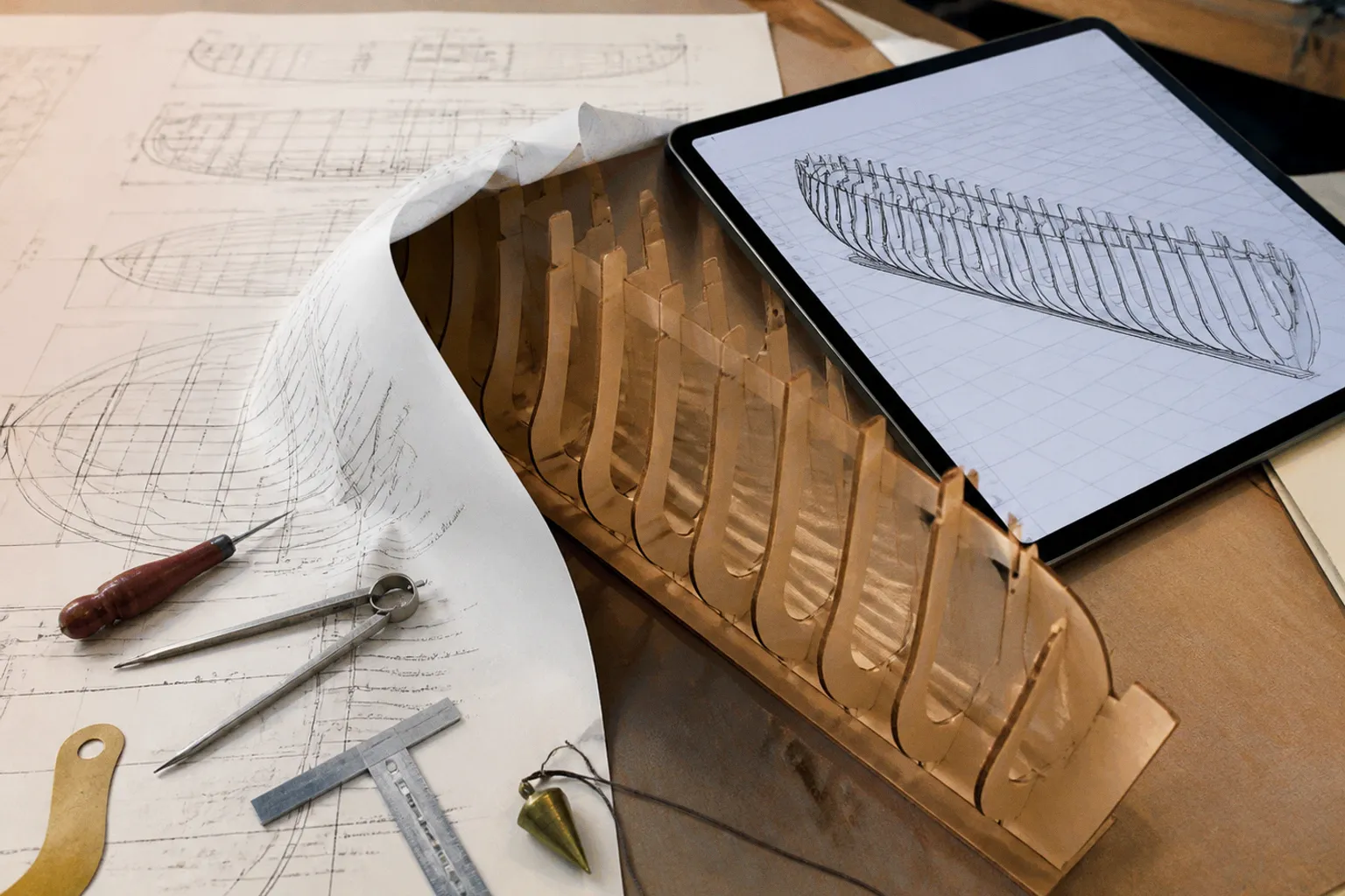 Tracciato dei quinti: disegno manuale o CAD?